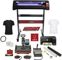 PixMax Da Vinci Bundle 5 in 1 Heat Press, LED Vinyl Cutter, Printer