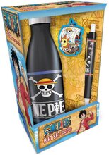 One Piece Presentförpackning med stråhatt och crewemblem