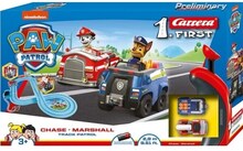 Carrera RC Paw Patrol Track Patrol, Set med fordon och bana, 3 År, Plast, Blå, Röd