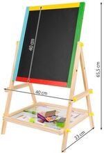 Whiteboard/Blackboard Tavla för Barn - Dubbelsidig