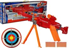 Fire Storm - NURF leksakspistol - 75 cm - med mål - röd