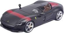 Bburago Ferrari R&P Monza SP1, schwarz/rot 1:20 Modellbil