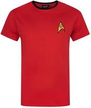 Star Trek Uniform T-shirt för säkerhet och operationer för män