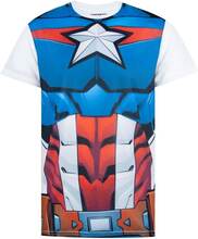 Captain America Kostym T-Shirt för män