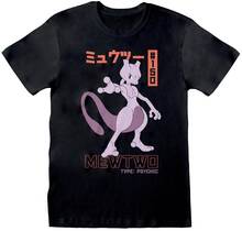 Pokemon Unisex T-shirt för vuxna med Mewtwo