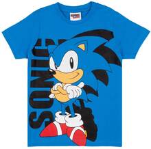 Sonic The Hedgehog T-shirt med tecknad figur för pojkar
