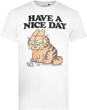Garfield T-shirt för män med en trevlig dag