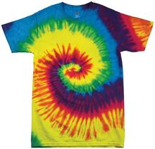 Colortone Unisex T-shirt för vuxna med Tie Dye-färgning