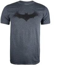 Batman T-shirt med logotyp för män i läder