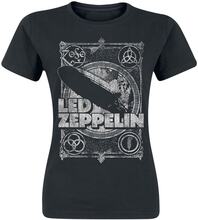 Led Zeppelin Kvinnor/Damer LZ1 tryckt T-shirt