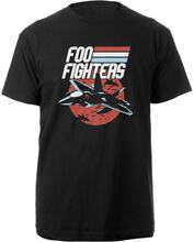 Foo Fighters Unisex T-shirt för vuxna med stridsflygplan