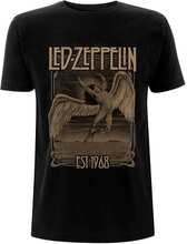 Led Zeppelin Unisex vuxen T-shirt med blekt fallande färg