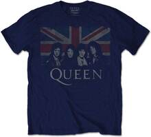 Queen Unisex T-shirt med Union Jack för vuxna