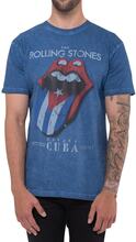 The Rolling Stones Unisex vuxen Havanna Kuba Soft Touch T-Shirt