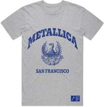 Metallica Unisex vuxen College Crest T-Shirt