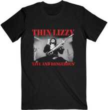 Thin Lizzy Unisex T-Shirt för vuxna Live & Dangerous
