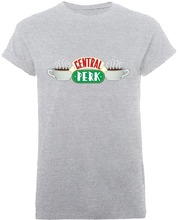 Friends Unisex vuxen Central Perk Roll Sleeve T-Shirt för vuxna