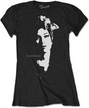 Amy Winehouse T-shirt med porträtt för kvinnor och damer