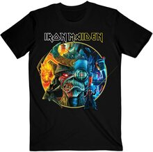 Iron Maiden Unisex vuxen The Future Past Tour ´23 Circle Art T-shirt