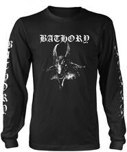 Bathory Unisex långärmad t-shirt med get för vuxna