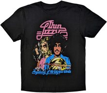 Thin Lizzy Unisex Adult Vagabonds Of The Western World Tracklist T-shirt i bomull med ryggtryck