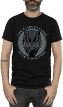 Black Panther T-shirt i bomull Made in Wakanda för herrar