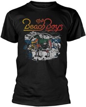 The Beach Boys Unisex vuxen t-shirt i bomull med levande teckningar