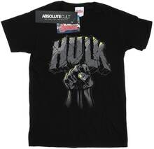 Marvel Mens Hulk Punch Logo T-Shirt