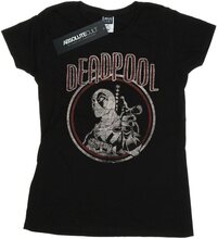 Marvel Womens/Ladies Deadpool Vintage Circle Cotton T-Shirt