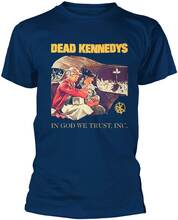 DEAD KENNEDYS - T-SHIRT, IN GOD WE TRUST (NAVY)