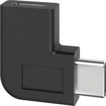 Goobay Adapter USB-C™ till USB-C™ 90°, svart