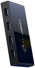 Ugreen - USB-växel - 4 x SuperSpeed USB 3.0 - skrivbordsmodell