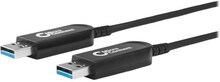 MicroConnect Premium - USB-kabel - USB typ A (hane) till USB typ A (hane) - USB 3.1 Gen 1 - 15 m - Active Optical Cable (AOC) - svart