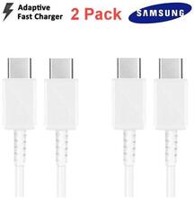 2 Pack 1m till Samsung S22/S21/S20 USB-C To USB-C Kabel EP-DG975