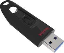 SanDisk Ultra® USB 3.0 USB-minne 64 GB Svart SDCZ48-064G-U46 USB 3.2 Gen 1 (USB 3.0)