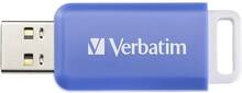 Verbatim V DataBar USB 2.0 Drive USB-minne 64 GB Blå 49455 USB 2.0