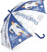 Automatiskt paraply Real Madrid C.F. Blå Vit (Ø 84 cm)