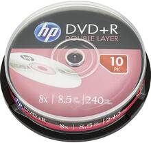 HP DRE00060 DVD+R DL 8.5 GB 10 st Spindel