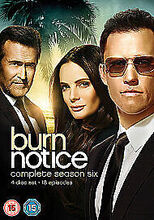 Burn Notice: Season 6 DVD (2013) Jeffrey Donovan Cert 15 4 Discs Pre-Owned Region 2