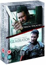 Robin Hood/Gladiator DVD (2010) Russell Crowe, Scott (DIR) Cert 15 2 Discs Pre-Owned Region 2