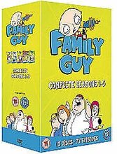 Family Guy: Seasons 1-5 DVD (2006) Seth MacFarlane Cert 15 13 Discs Pre-Owned Region 2