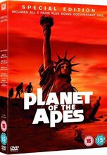 Planet Of The Apes Collection DVD (2008) Charlton Heston, Post (DIR) Cert 15 6 Pre-Owned Region 2