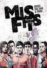 Misfits: Series 1-3 DVD (2011) Robert Sheehan Cert 18 Pre-Owned Region 2
