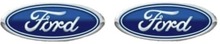 2 x Ford Key Fob Badge Sticker Logo Emblem 20.7mm