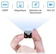 Mini Spy Camera Recorder, MHDYT Full HD 1080P Magnetic Spy Cam Trådlös Nanny Hidden Camera med rörelsedetektion