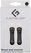 Floating Grip Playstation Move Controller Wall Mounts (Black) (PlayStation 4)
