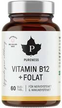 Vitamin B12 Folat Hallon, 60 kapslar