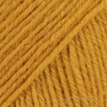 Fabel Uni Colour Garn Ullmix 50 g Senapsgul (111) Drops