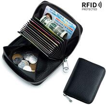 RFID säker läderplånbok