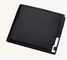 Herrplånbok - DUYAER - för kort, kreditkortshållare, ficka med dragkedja, fotofönster